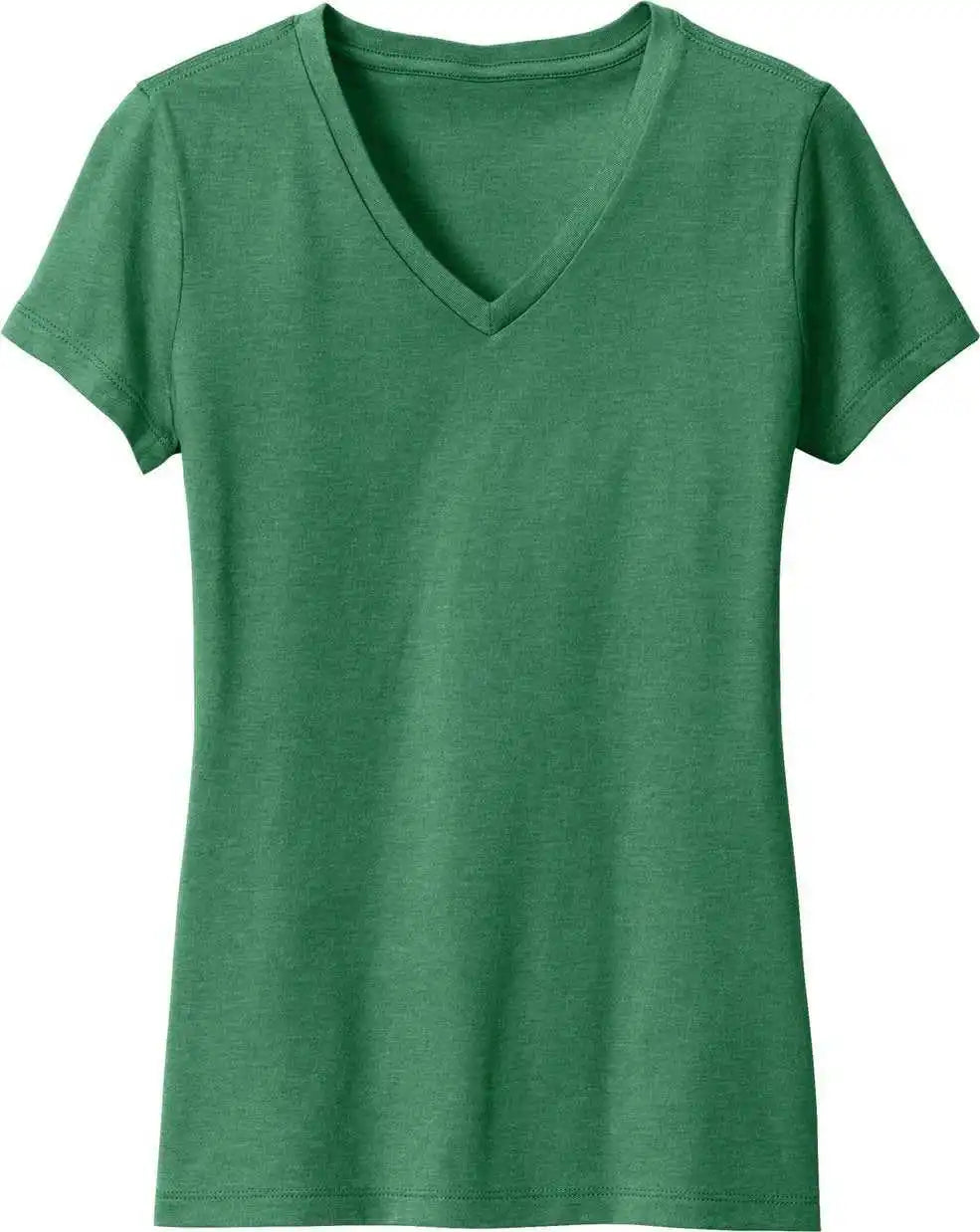 District Dm1190l Women’s Perfect Blend Cvc v Neck Tee Htdkelgn