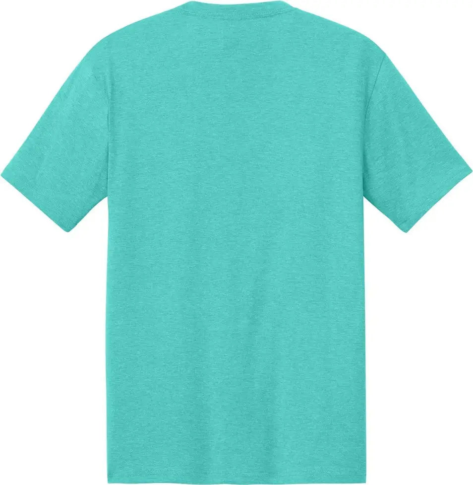 District Dm130 Perfect Tri Tee - Aqua Heather