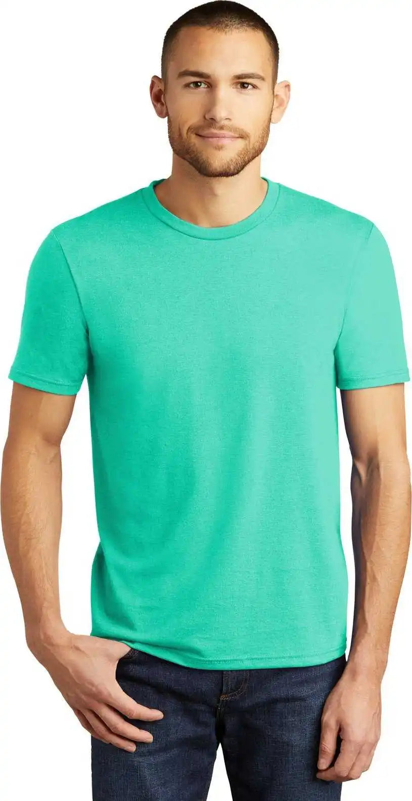 District Dm130 Perfect Tri Tee Aquahthr