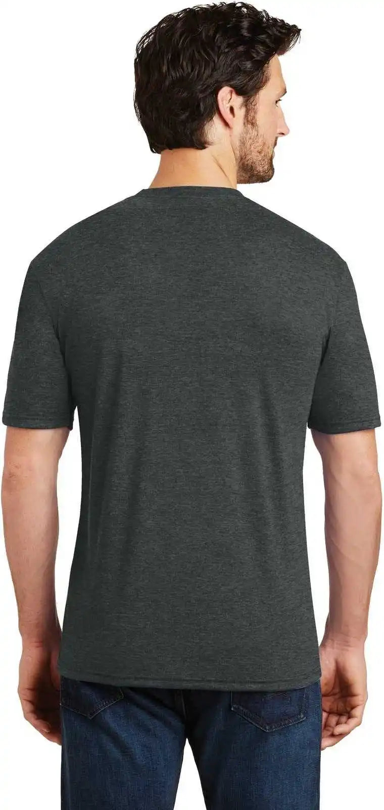 District Dm130 Perfect Tri Tee - Black Frost