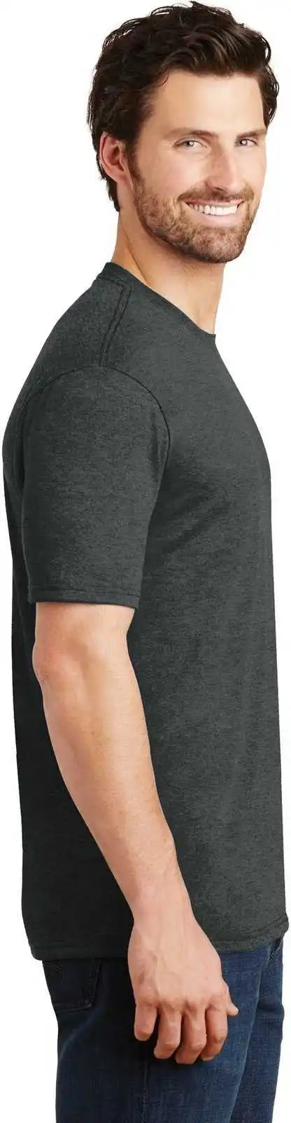 District Dm130 Perfect Tri Tee Black Frost