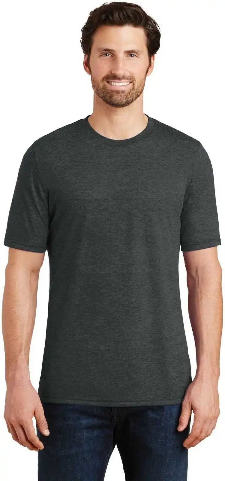 District Dm130 Perfect Tri Tee Black Frost