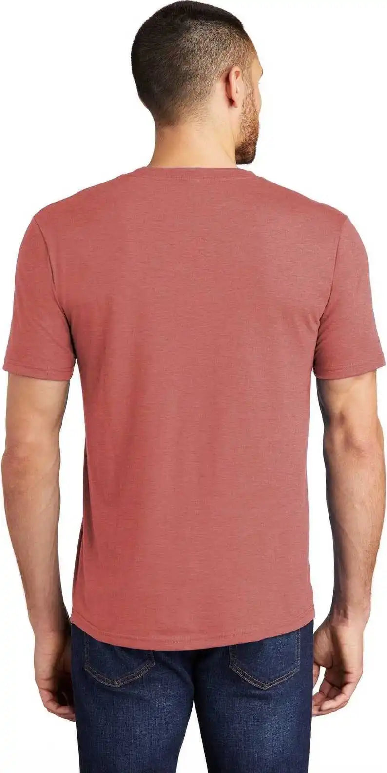 District Dm130 Perfect Tri Tee Blush Frost