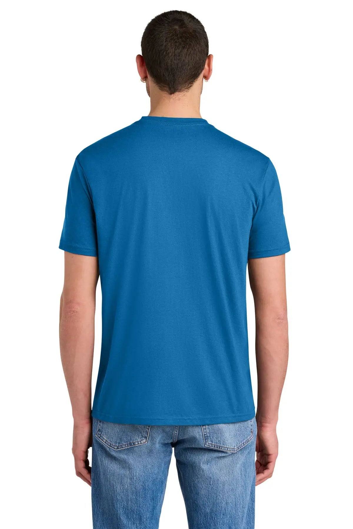 District Dm130 Perfect Tri Tee - Bright Blue