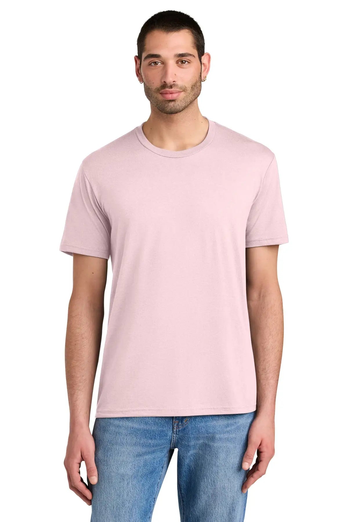 District Dm130 Perfect Tri Tee - Carnation Pink