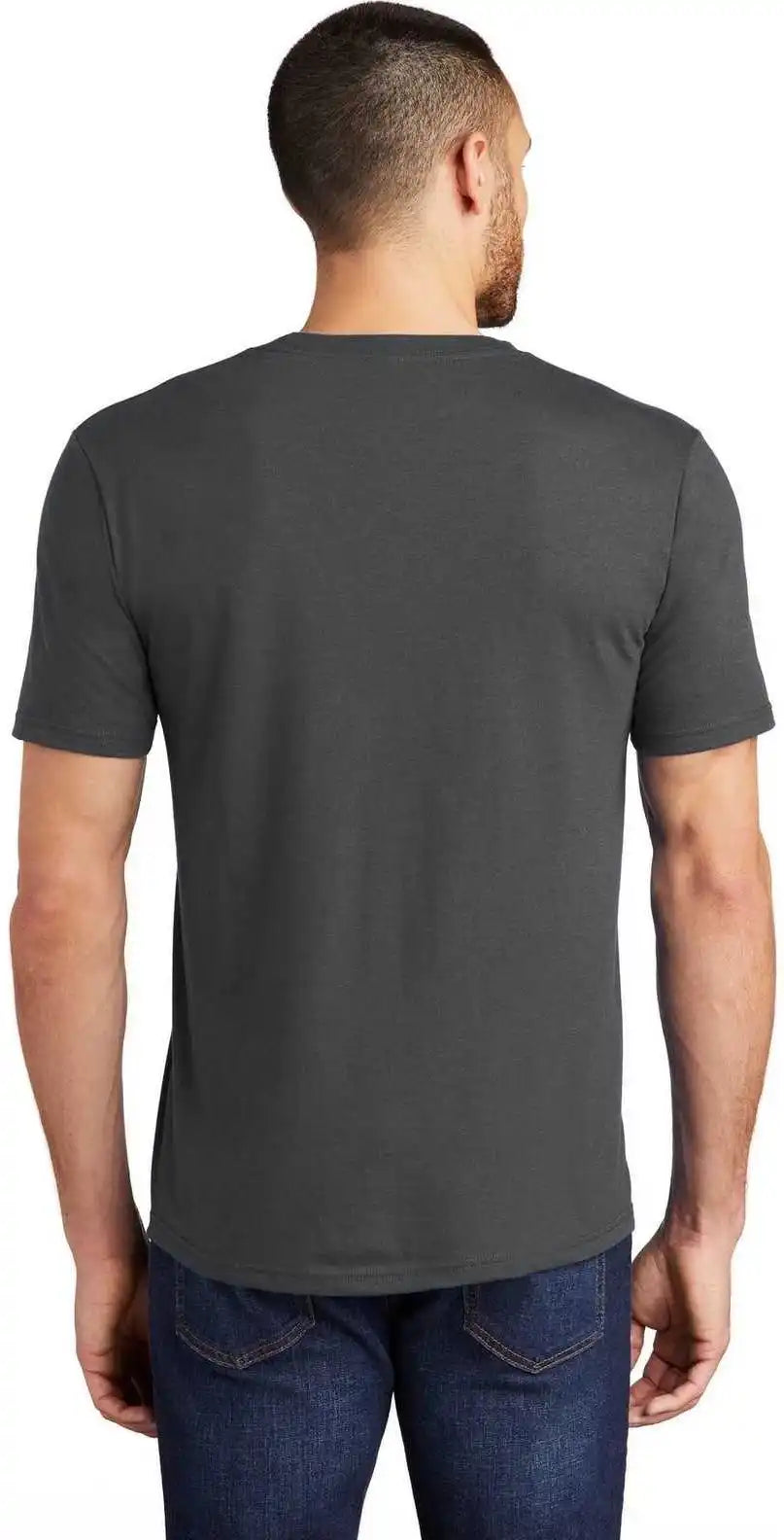 District Dm130 Perfect Tri Tee Charcoal