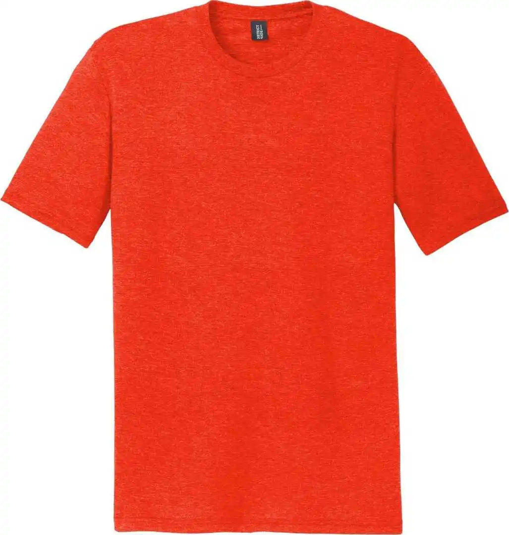 District Dm130 Perfect Tri Tee Deep Orange Heather