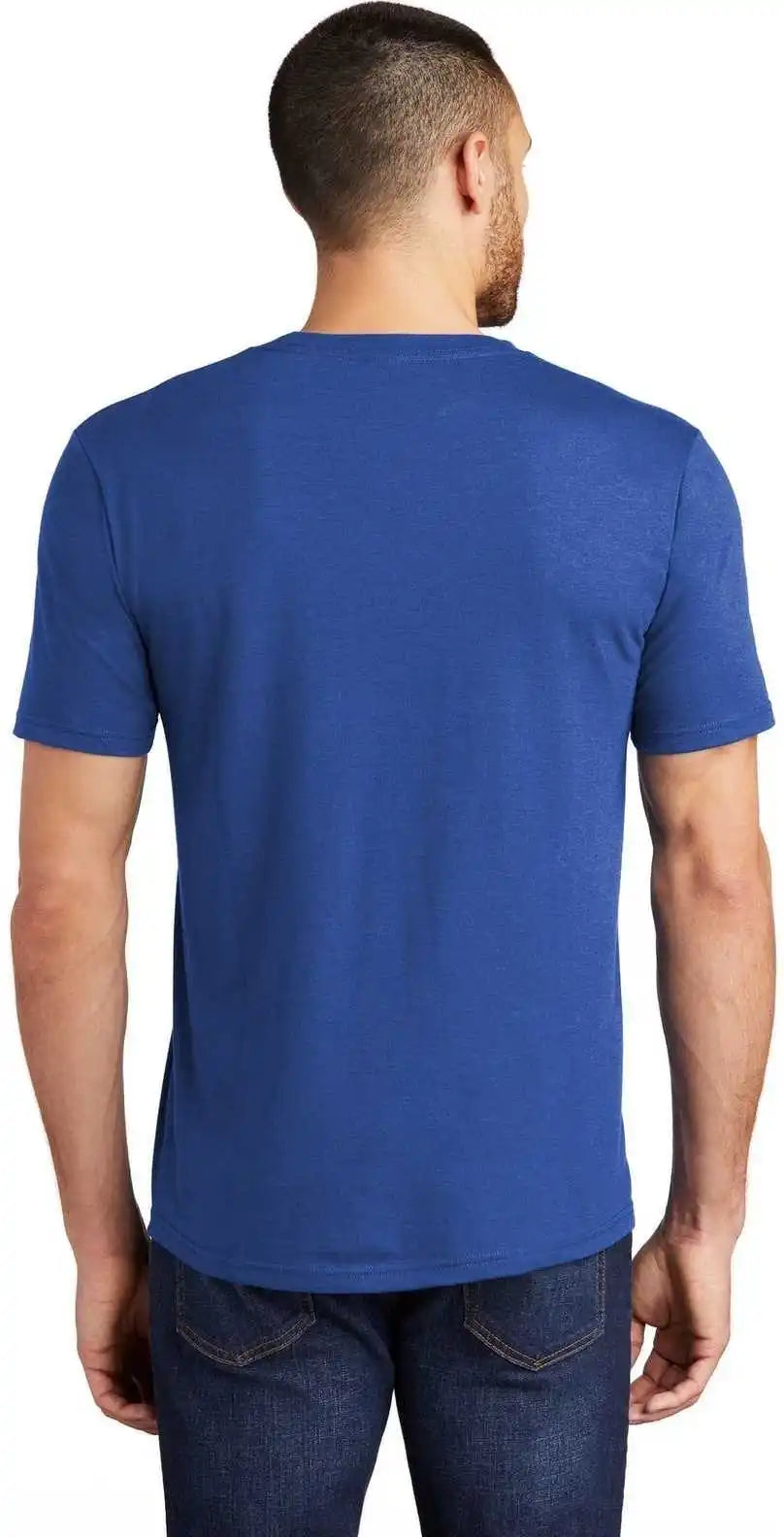 District Dm130 Perfect Tri Tee Deep Royal