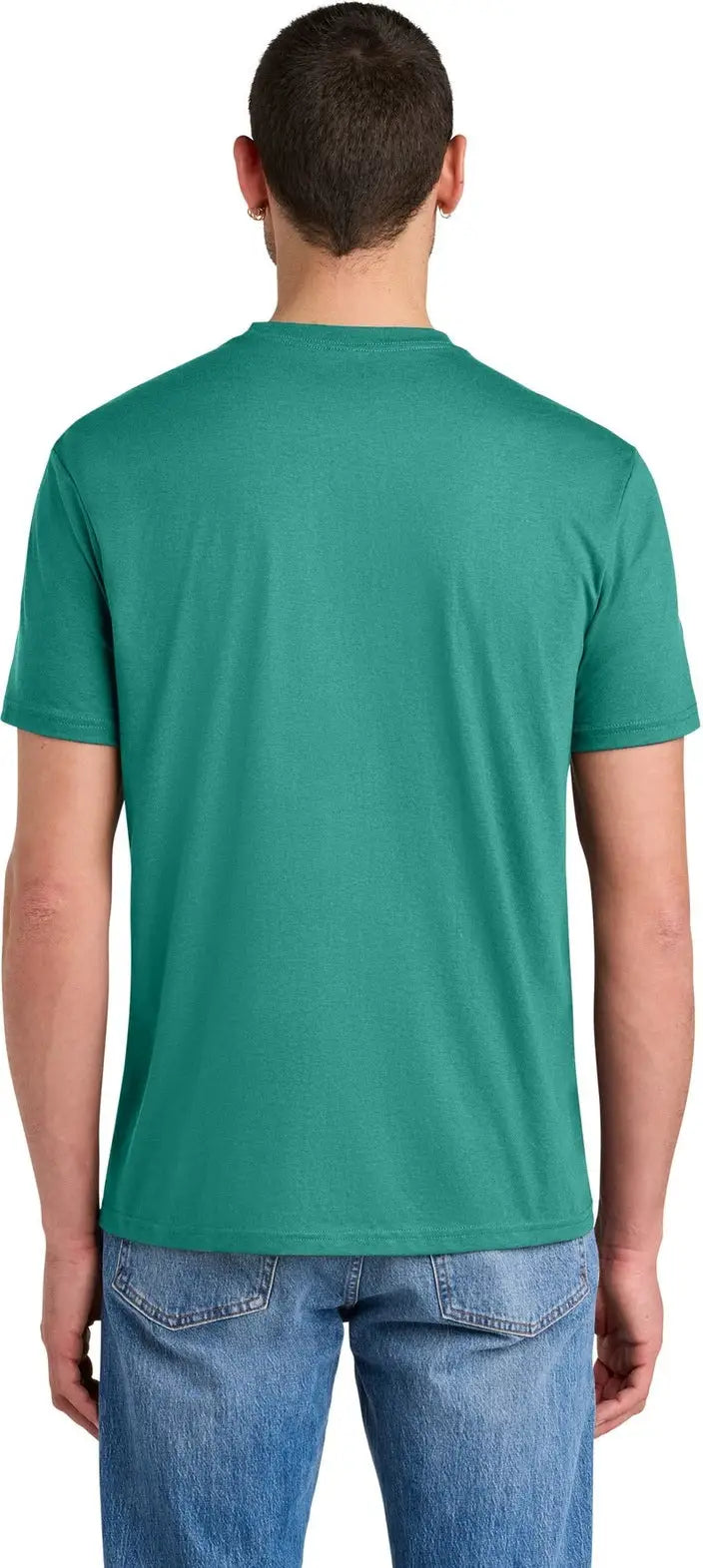District Dm130 Perfect Tri Tee - Eucalyptus Blue