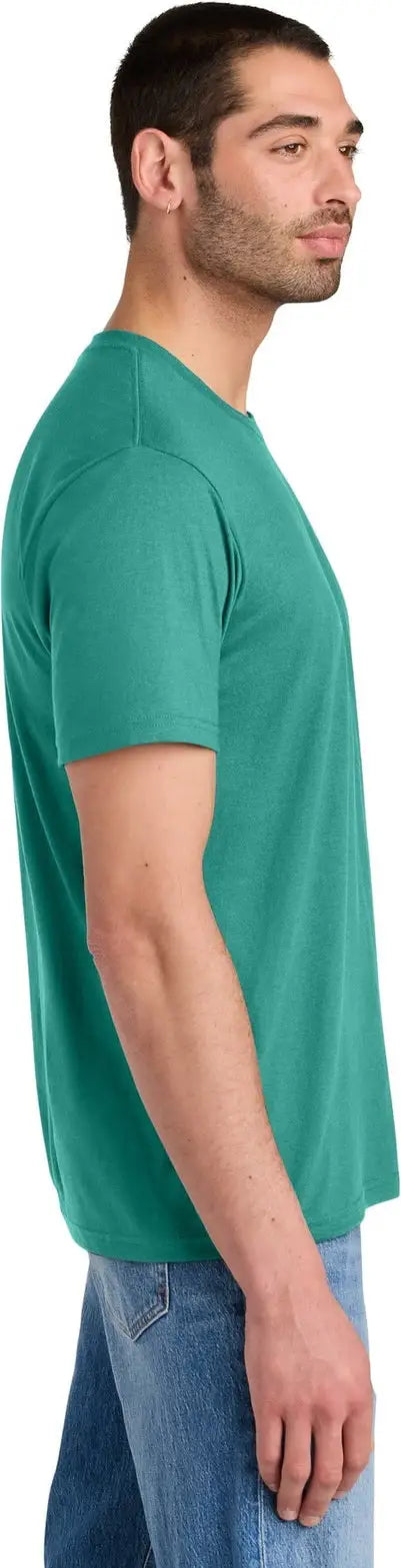 District Dm130 Perfect Tri Tee - Eucalyptus Blue