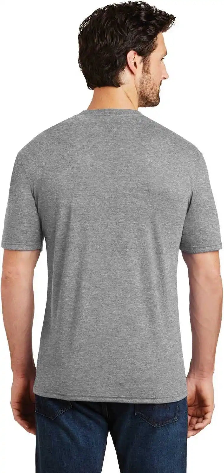 District Dm130 Perfect Tri Tee - Gray Frost