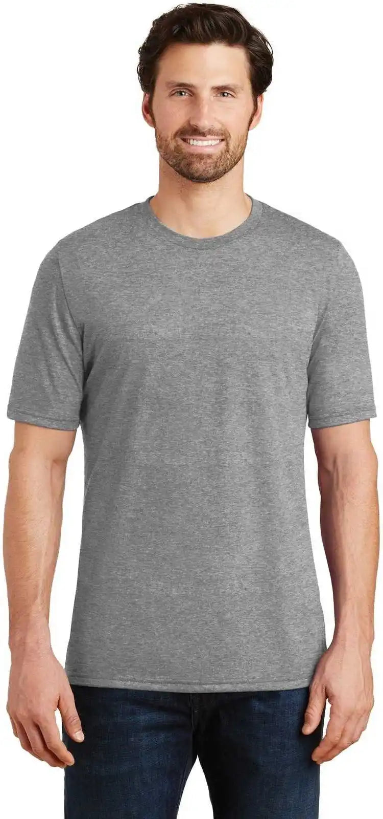 District Dm130 Perfect Tri Tee - Gray Frost
