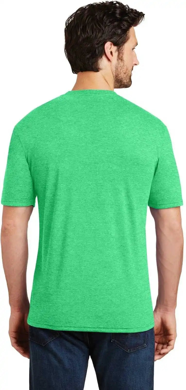 District Dm130 Perfect Tri Tee - Green Frost