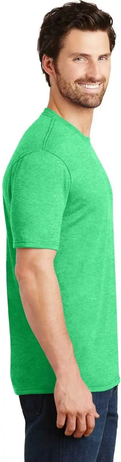 District Dm130 Perfect Tri Tee Green Frost