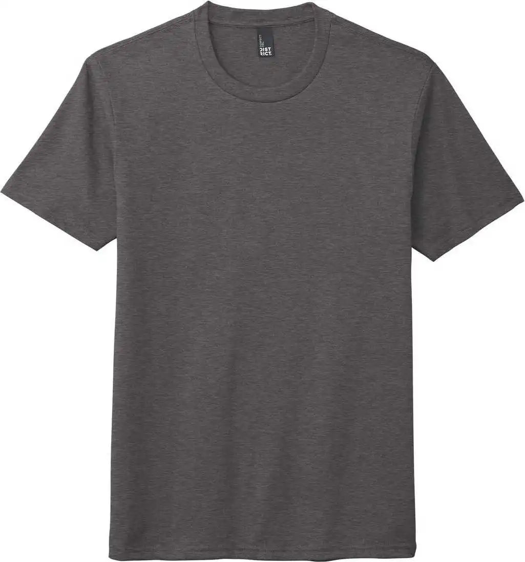 District Dm130 Perfect Tri Tee Heathered Charcoal