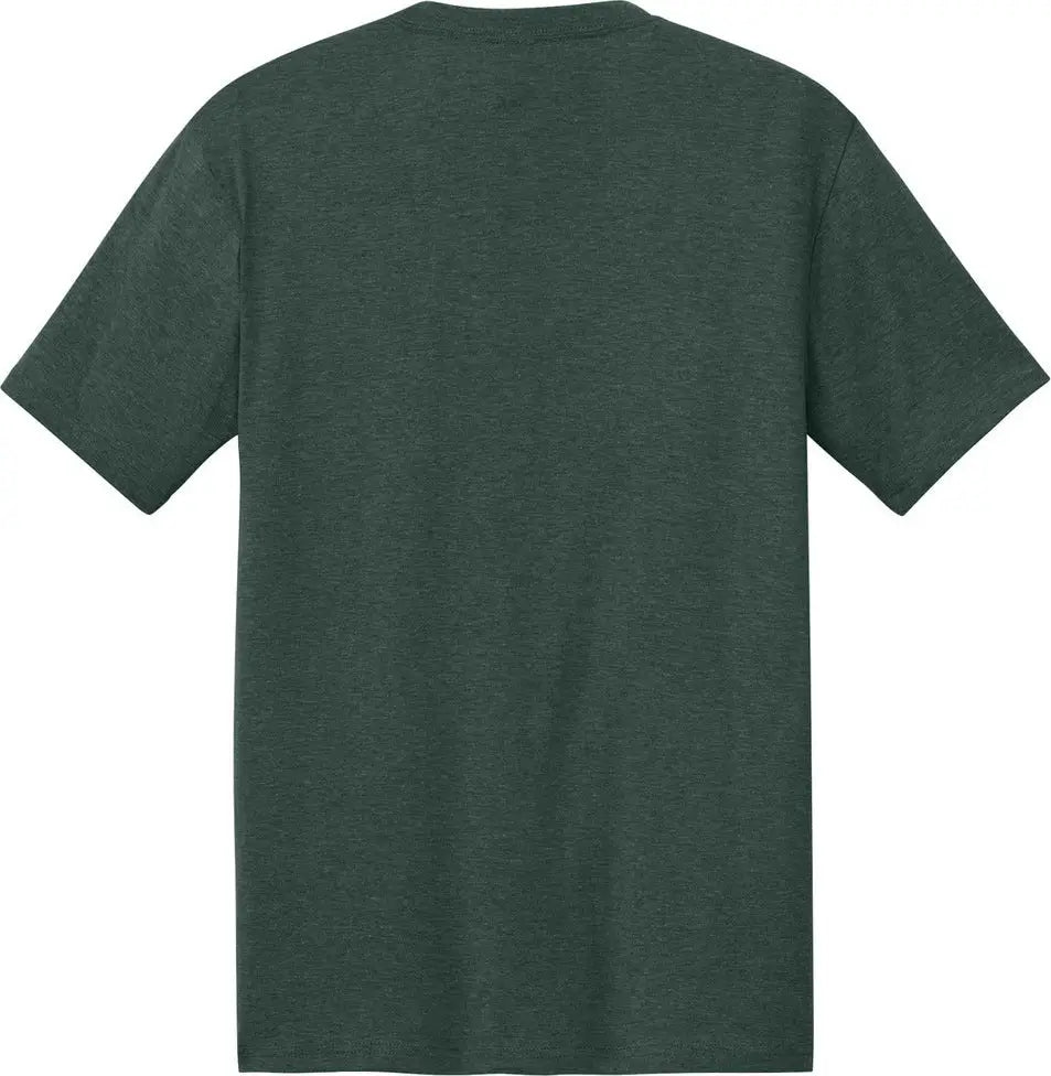District Dm130 Perfect Tri Tee - Heathered Forest Green