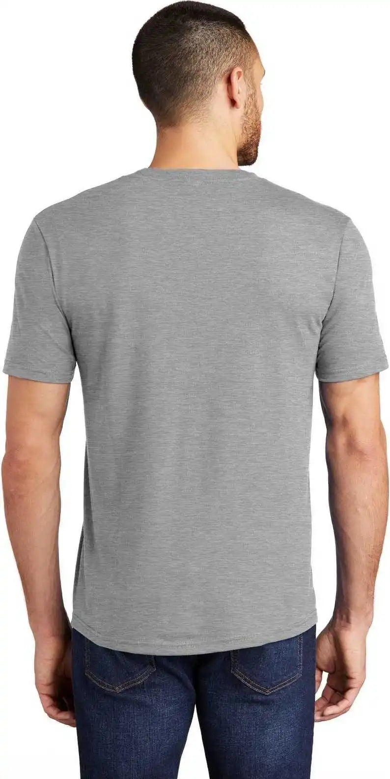 District Dm130 Perfect Tri Tee Heathered Gray