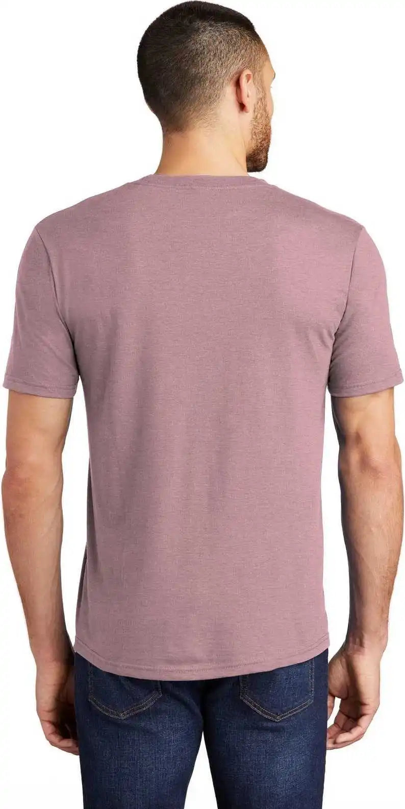 District Dm130 Perfect Tri Tee - Heathered Lavender
