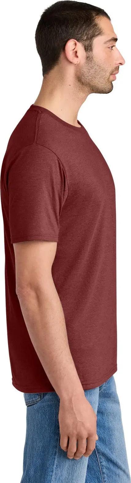 District Dm130 Perfect Tri Tee - Heathered Russet