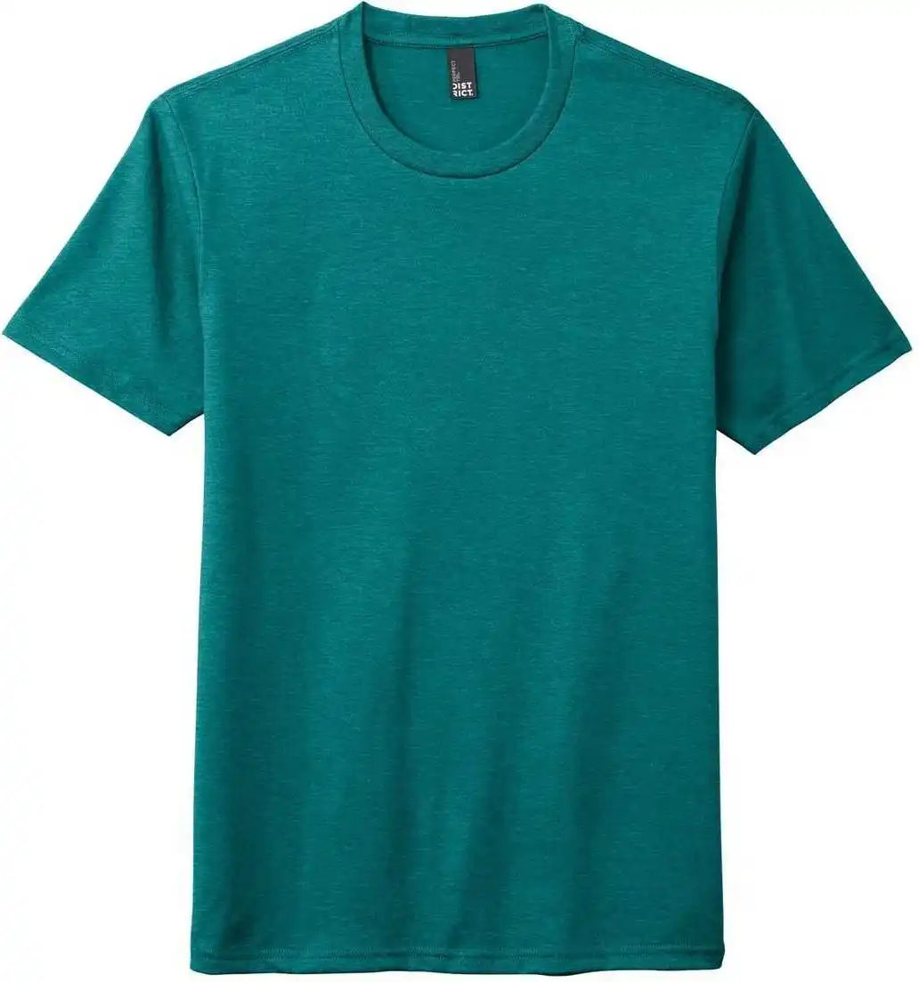 District Dm130 Perfect Tri Tee Heathered Teal