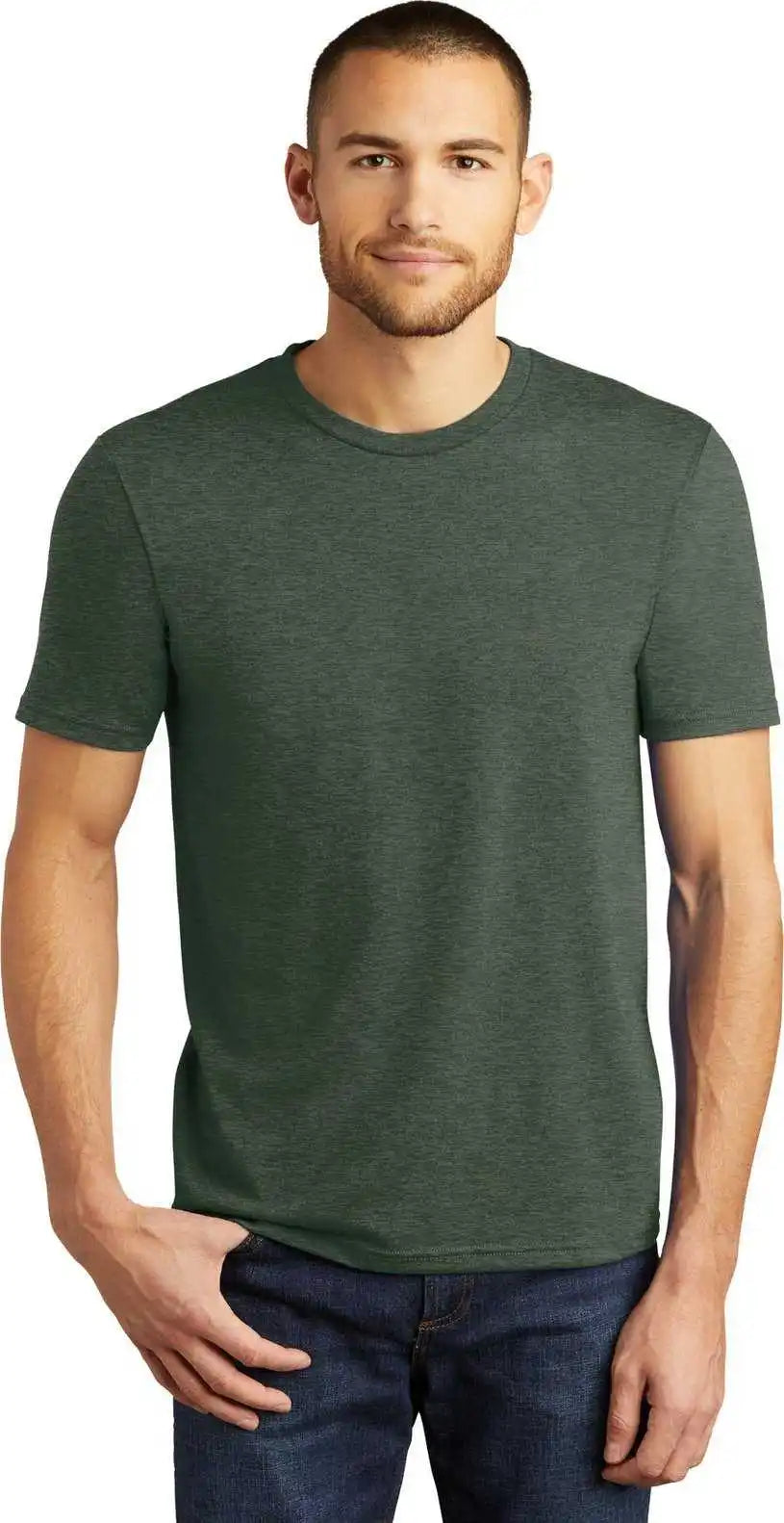 District Dm130 Perfect Tri Tee Htdforgrn