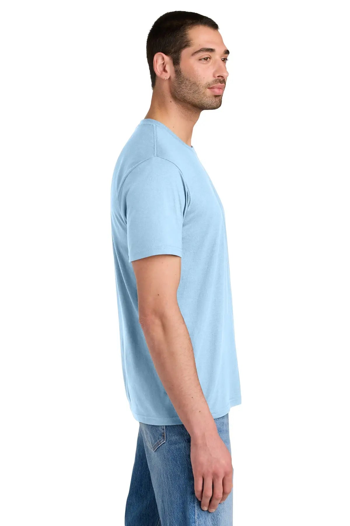 District Dm130 Perfect Tri Tee - Ice Blue