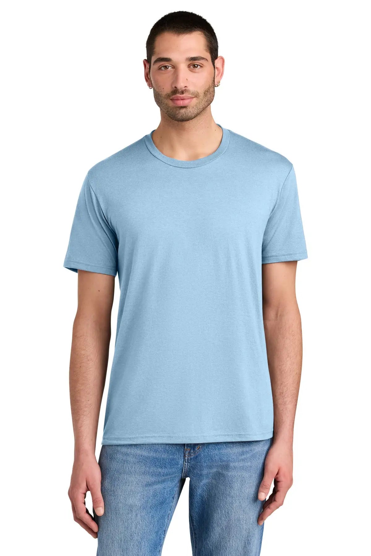 District Dm130 Perfect Tri Tee - Ice Blue