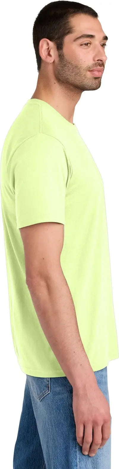 District Dm130 Perfect Tri Tee - Lemongrass