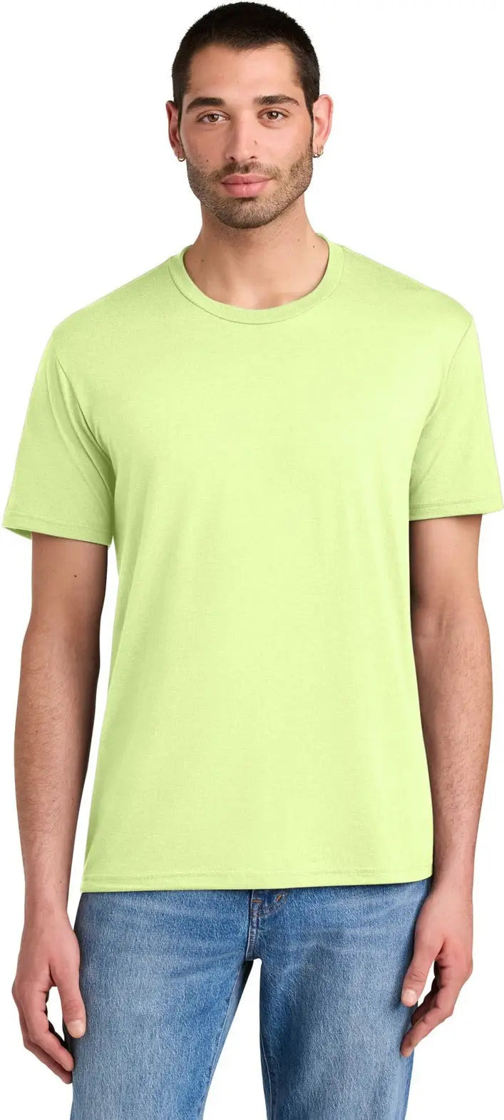 District Dm130 Perfect Tri Tee - Lemongrass
