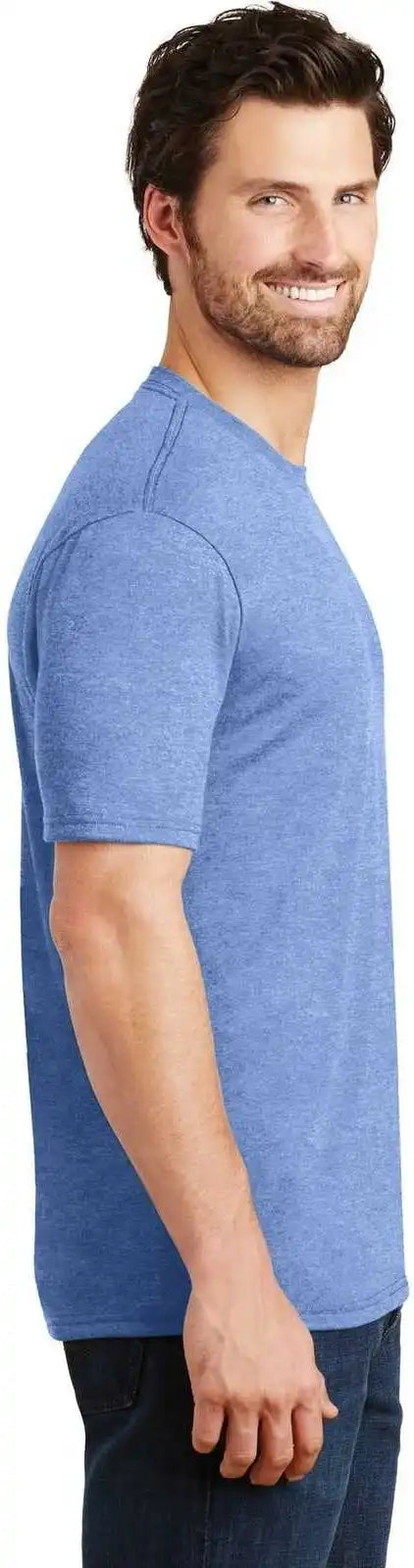 District Dm130 Perfect Tri Tee Maritime Frost