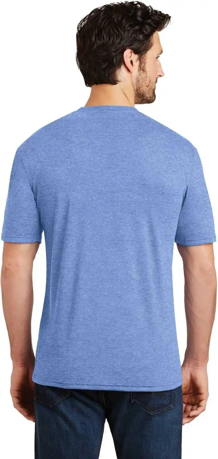 District Dm130 Perfect Tri Tee Maritime Frost