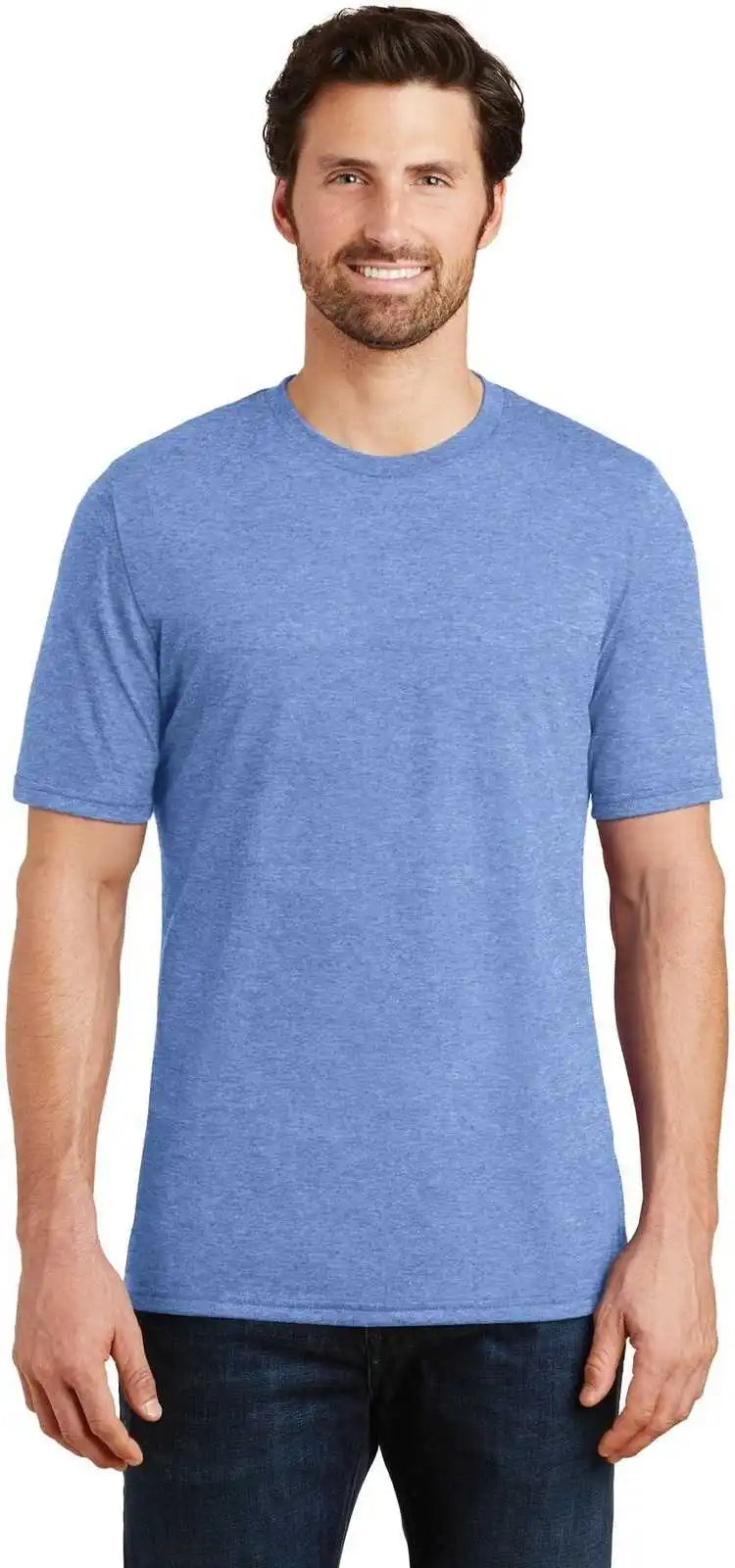 District Dm130 Perfect Tri Tee Maritime Frost