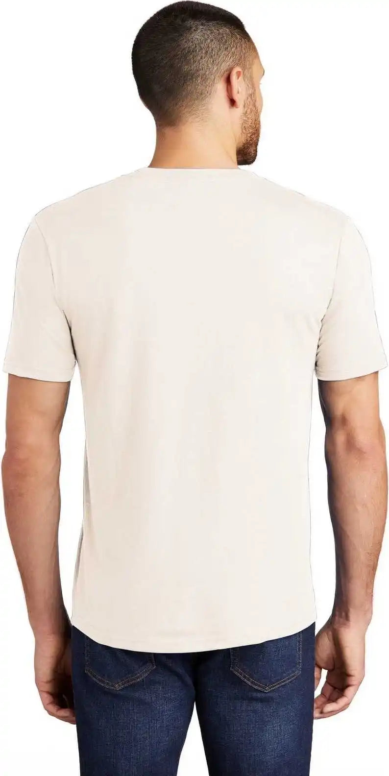 District Dm130 Perfect Tri Tee Natural