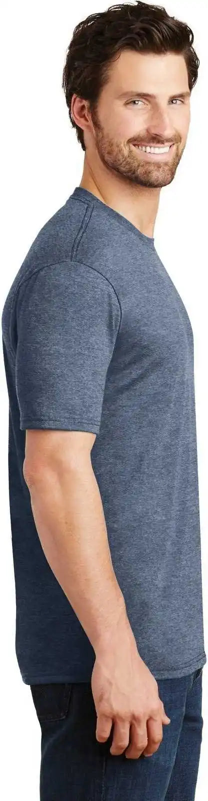 District Dm130 Perfect Tri Tee Navy Frost