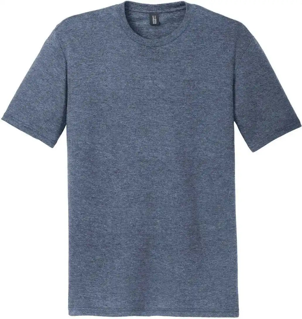 District Dm130 Perfect Tri Tee Navy Frost