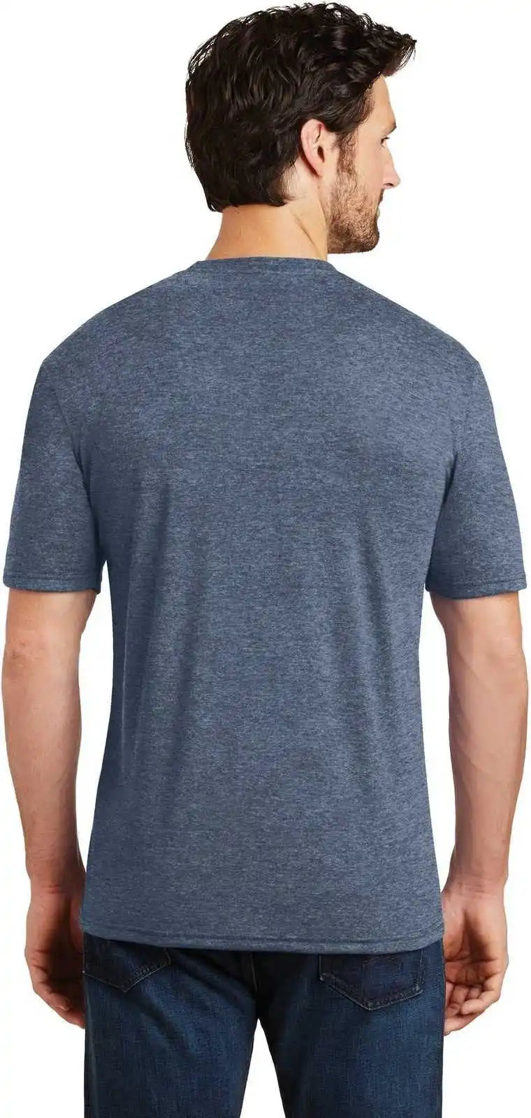 District Dm130 Perfect Tri Tee Navy Frost
