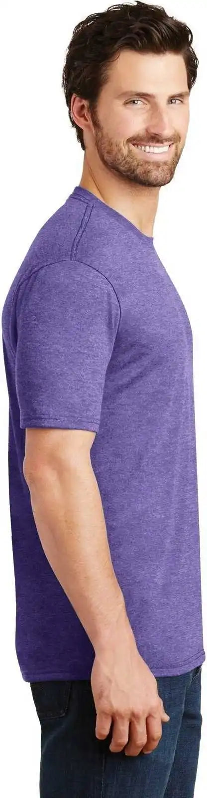 District Dm130 Perfect Tri Tee Purple Frost