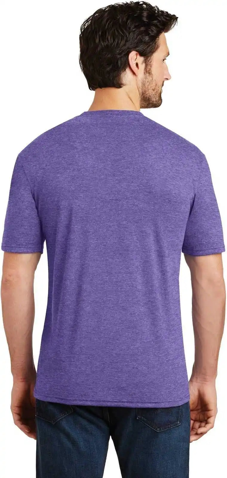 District Dm130 Perfect Tri Tee Purple Frost
