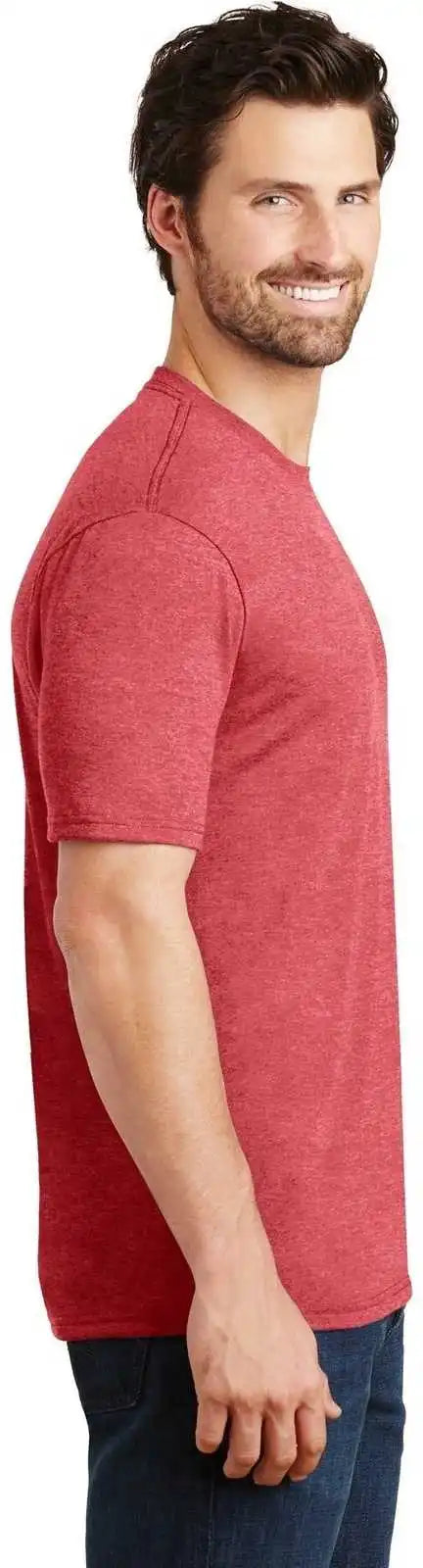 District Dm130 Perfect Tri Tee Red Frost