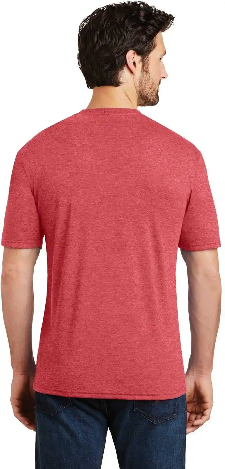 District Dm130 Perfect Tri Tee Red Frost