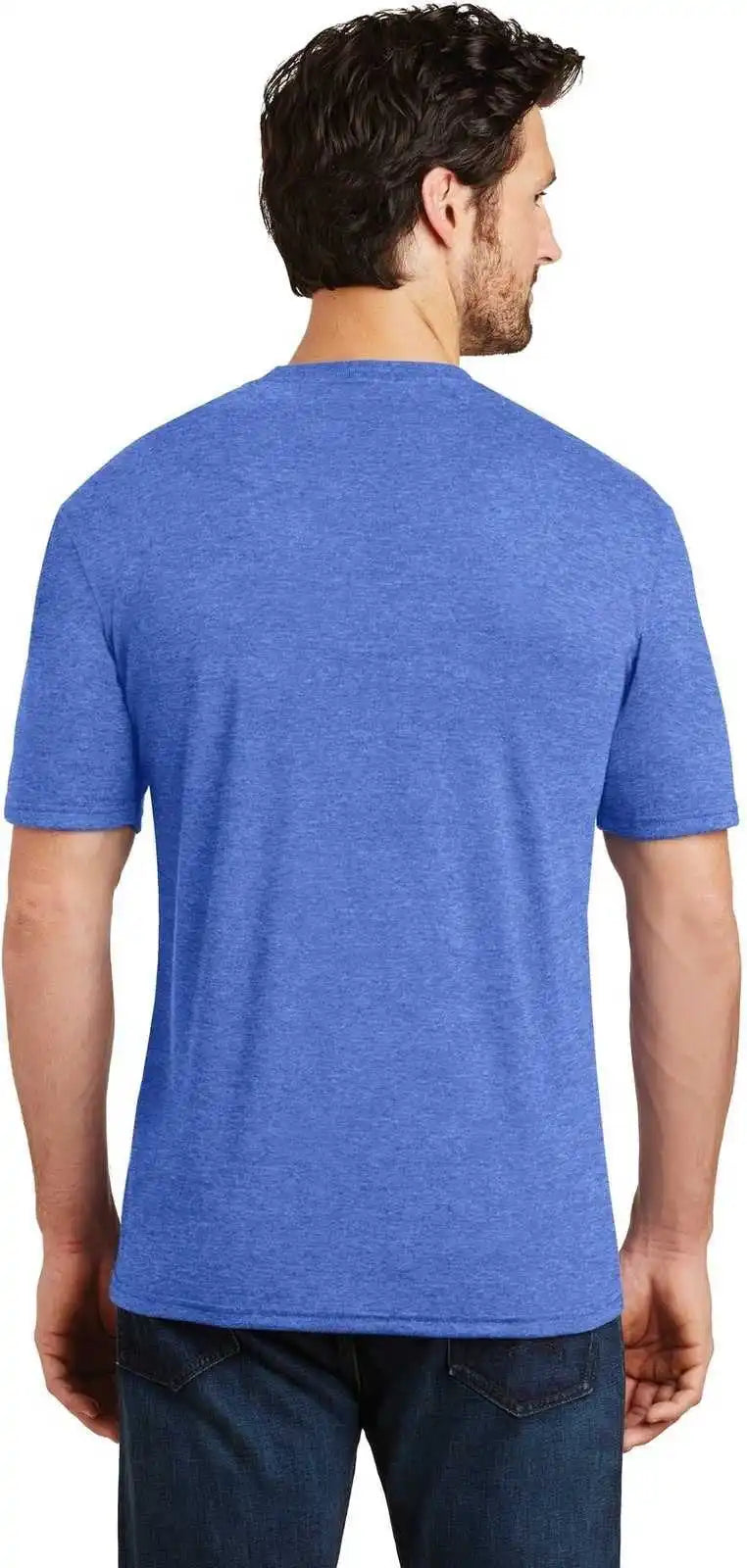 District Dm130 Perfect Tri Tee Royal Frost