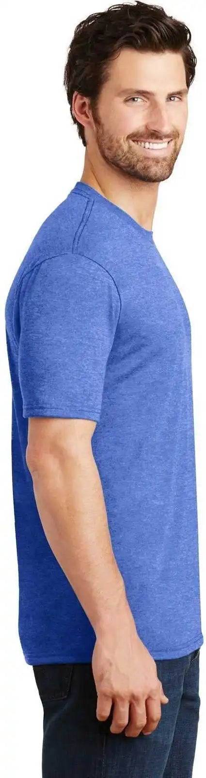 District Dm130 Perfect Tri Tee Royal Frost