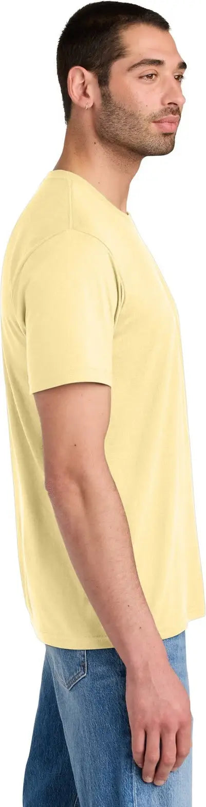 District Dm130 Perfect Tri Tee - Soft Yellow