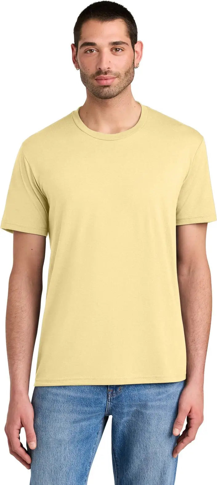 District Dm130 Perfect Tri Tee - Soft Yellow