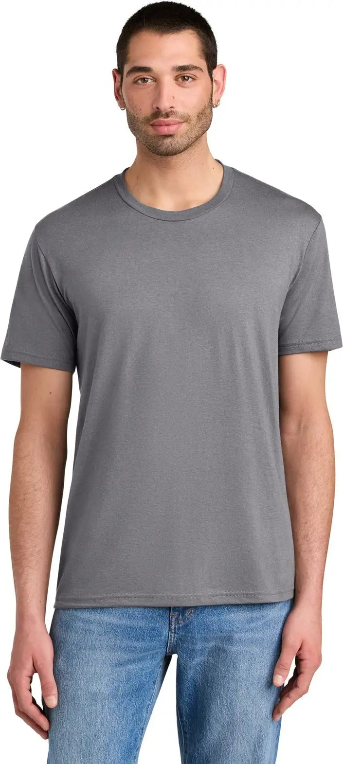 District Dm130 Perfect Tri Tee - Storm Cloud