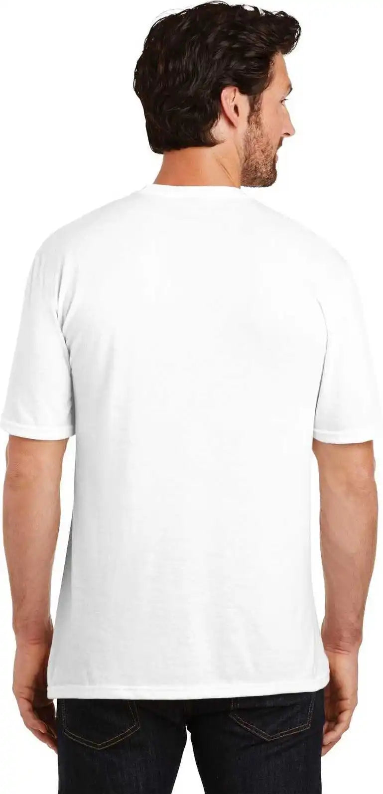 District Dm130 Perfect Tri Tee White