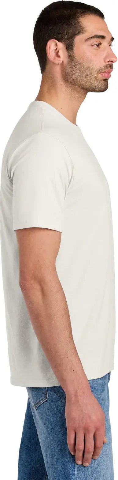 District Dm130 Perfect Tri Tee - White Smoke