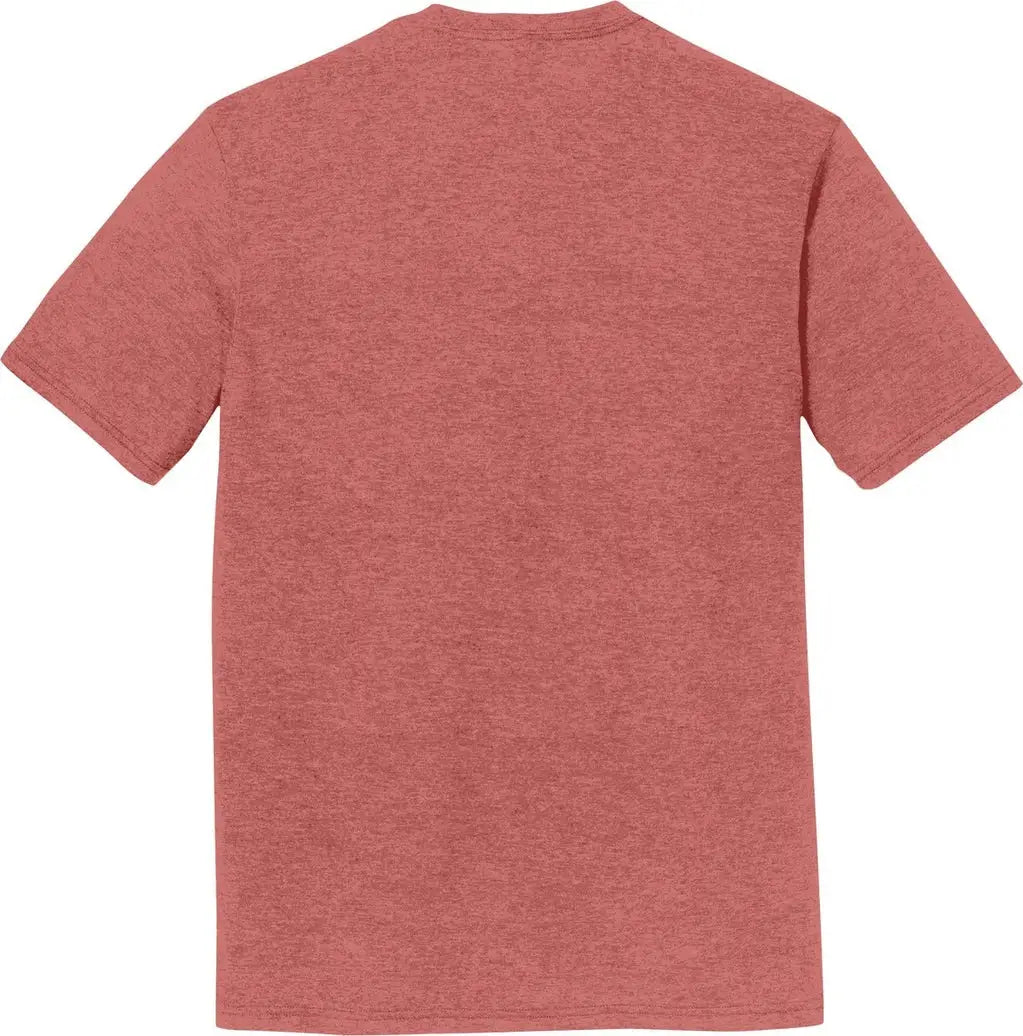 District Dm130dtg Perfect Tri Dtg Tee - Blush Frost