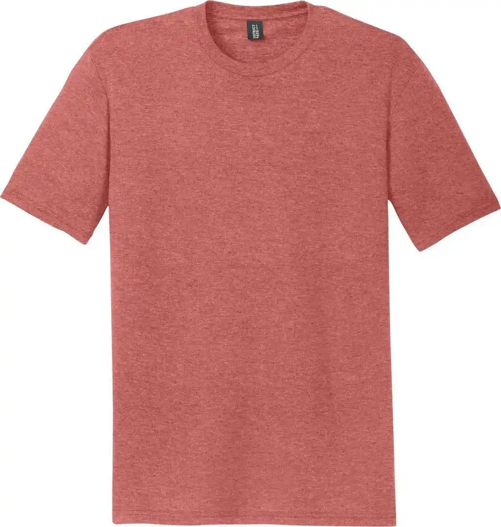District Dm130dtg Perfect Tri Dtg Tee Blustfrost