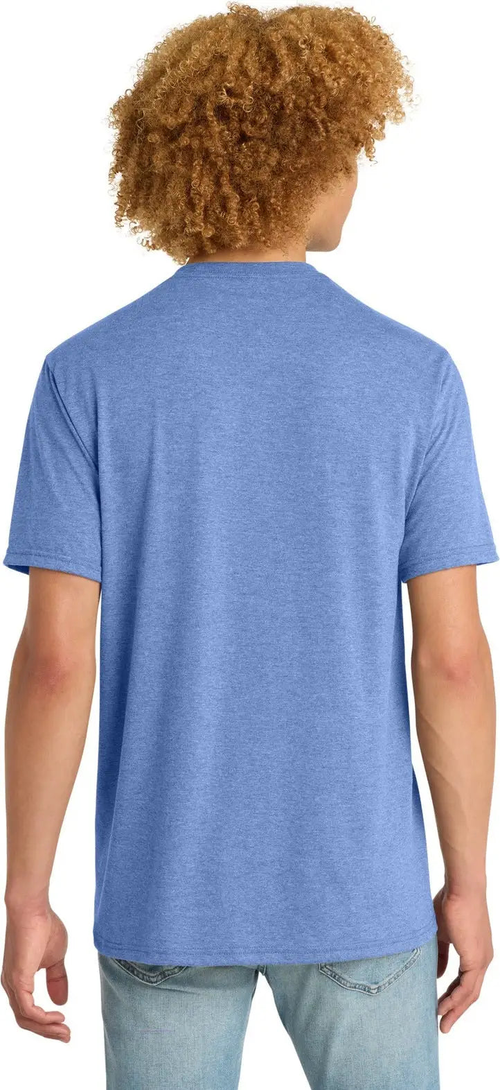 District Dm130dtg Perfect Tri Dtg Tee - Maritime Frost